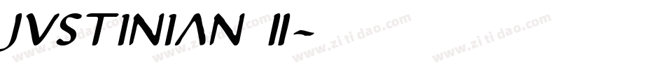 Justinian 2字体转换